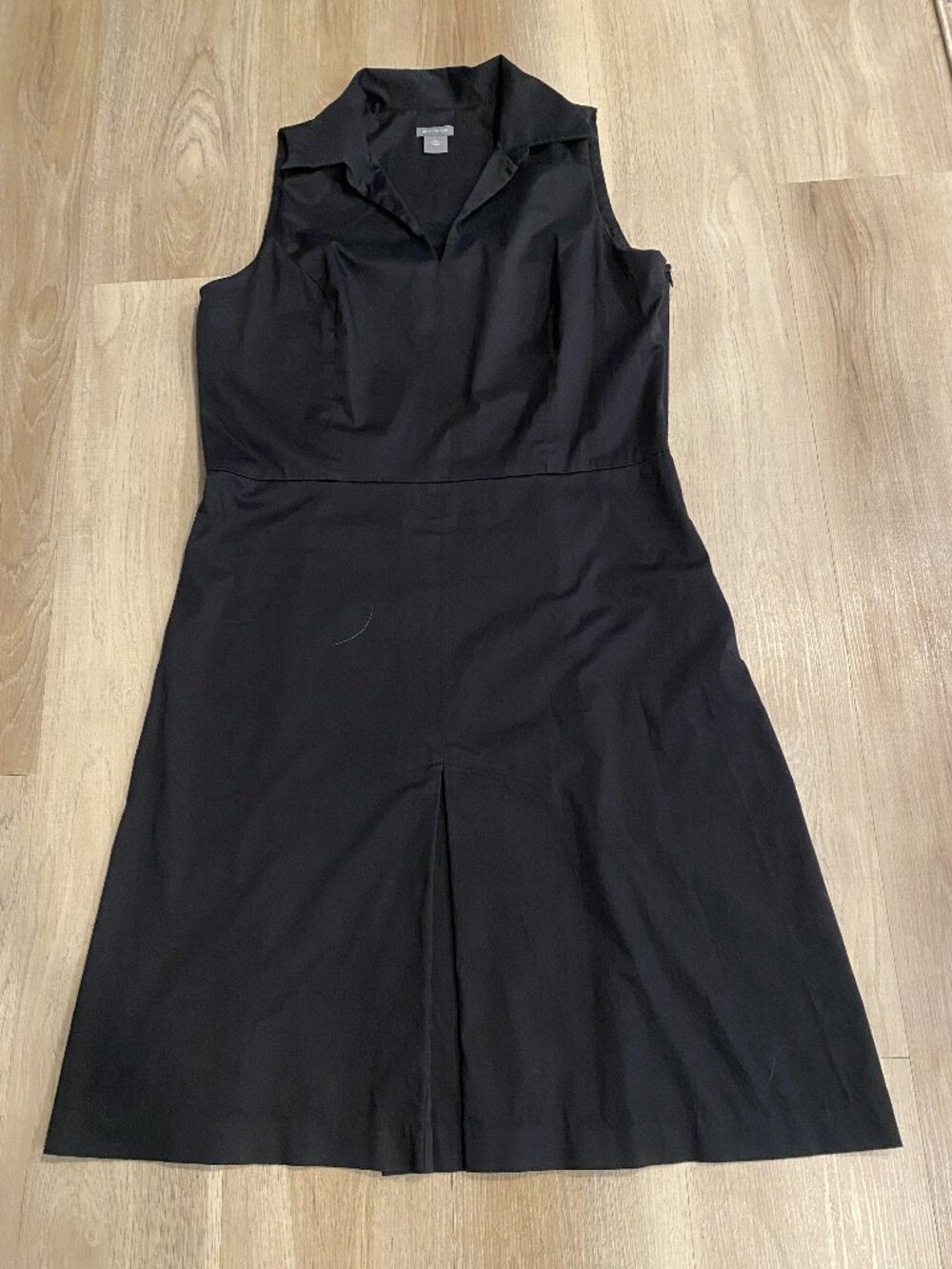 The Dress That Never Lets You Down 🖤 Ann Taylor Black Sleeveless Dress Size 12